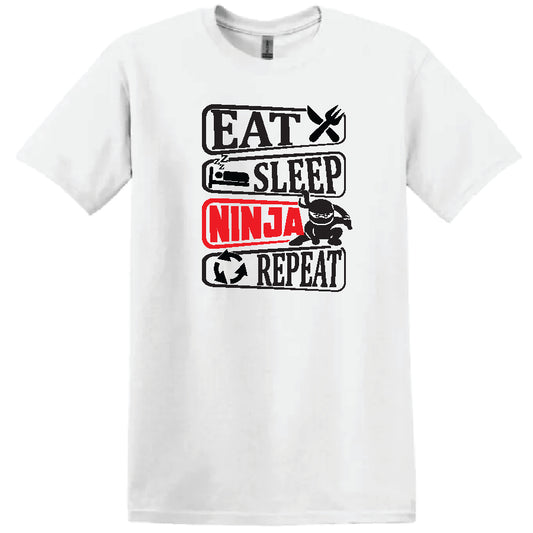 Eat - Sleep - Ninja - Repeat T-shirt